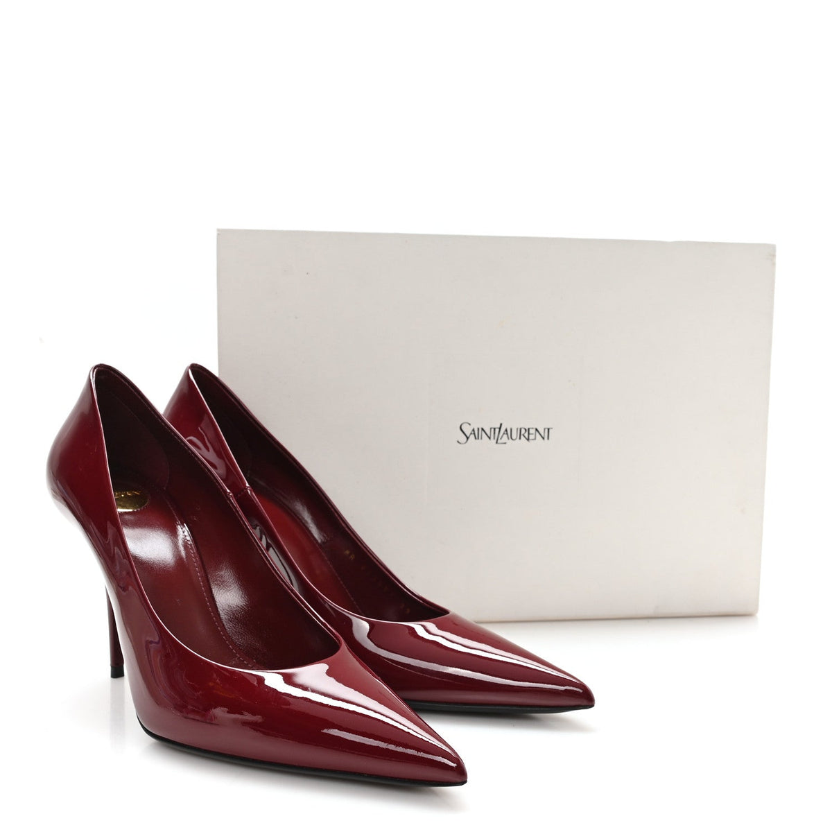 Vernice Seta Soft Norma 90 Pumps 39 Grenat