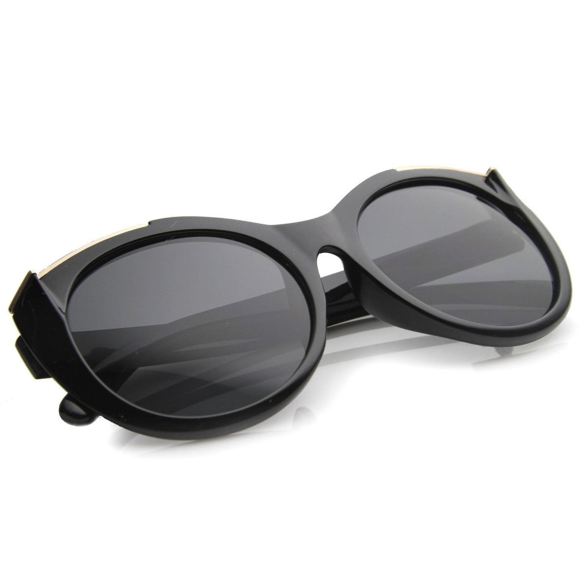 Women's Retro Oversize Cat Eye Gradient Lens Sunglasses A009