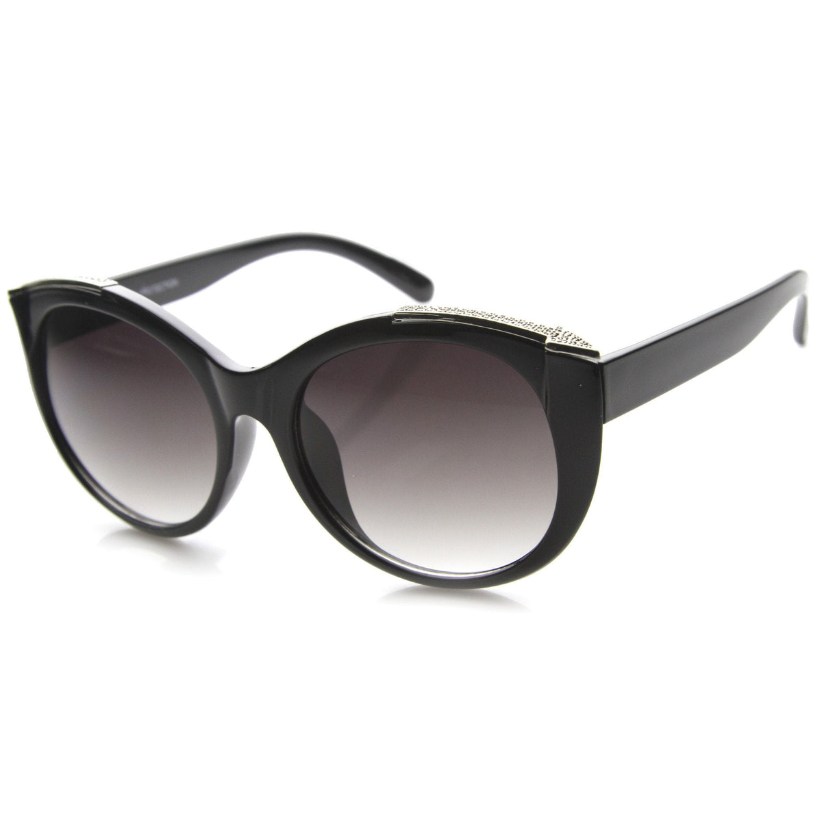 Women's Retro Oversize Cat Eye Gradient Lens Sunglasses A009