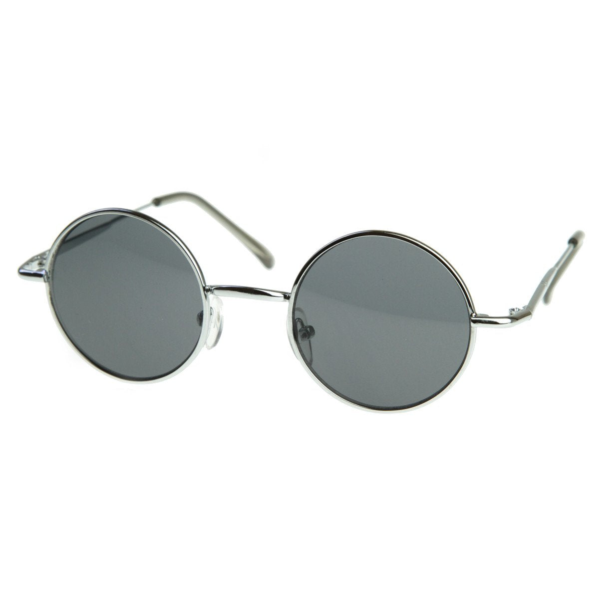 Small Retro Lennon Style Round Dapper Sunglasses 8237
