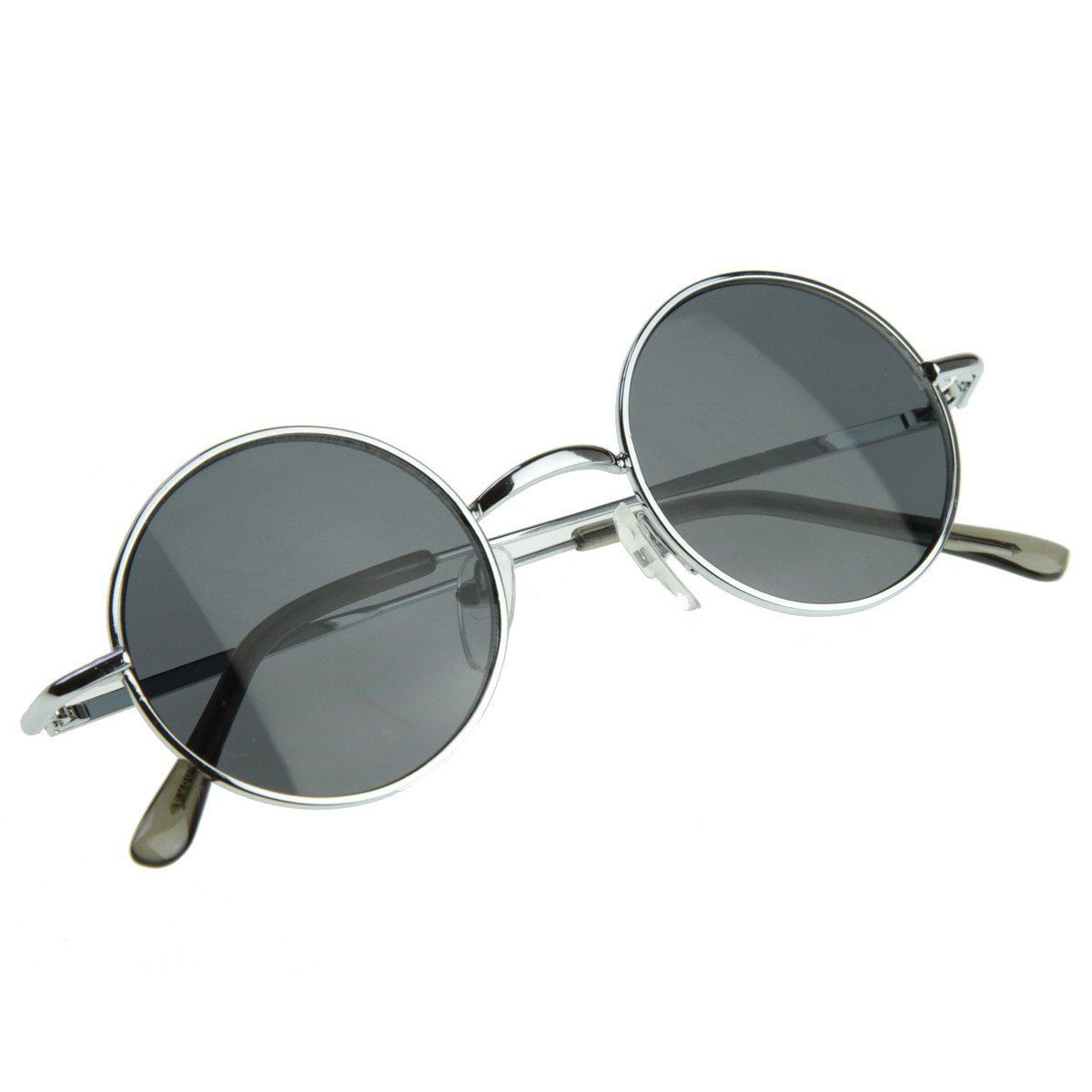 Small Retro Lennon Style Round Dapper Sunglasses 8237