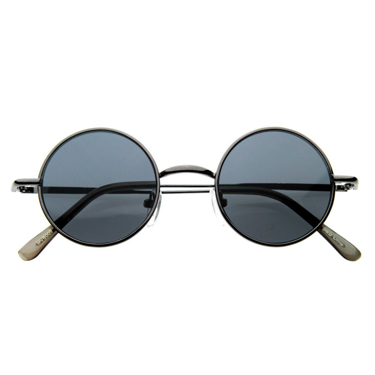 Small Retro Lennon Style Round Dapper Sunglasses 8237