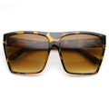 Oversize Square Retro Block Hipster Sunglasses 9259