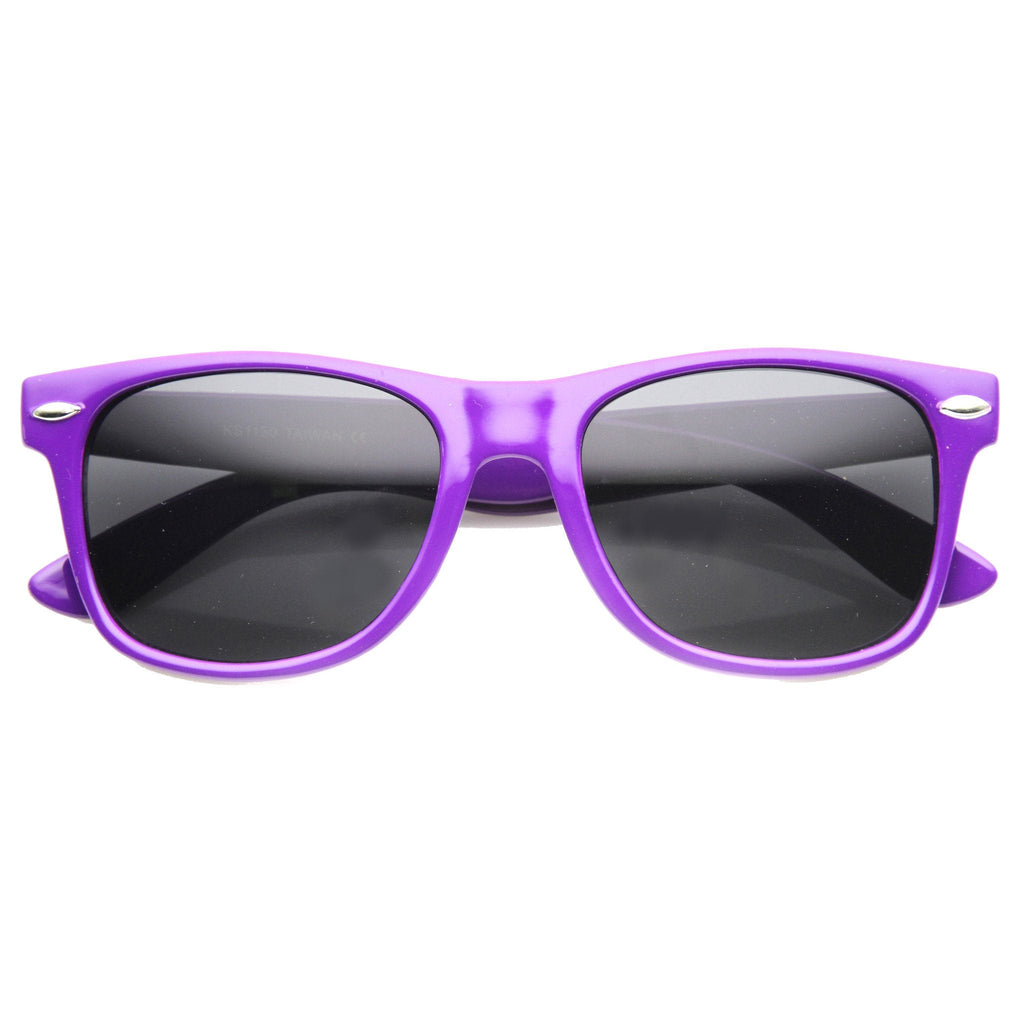Retro Colorful Horned Rim Sunglasses 9879