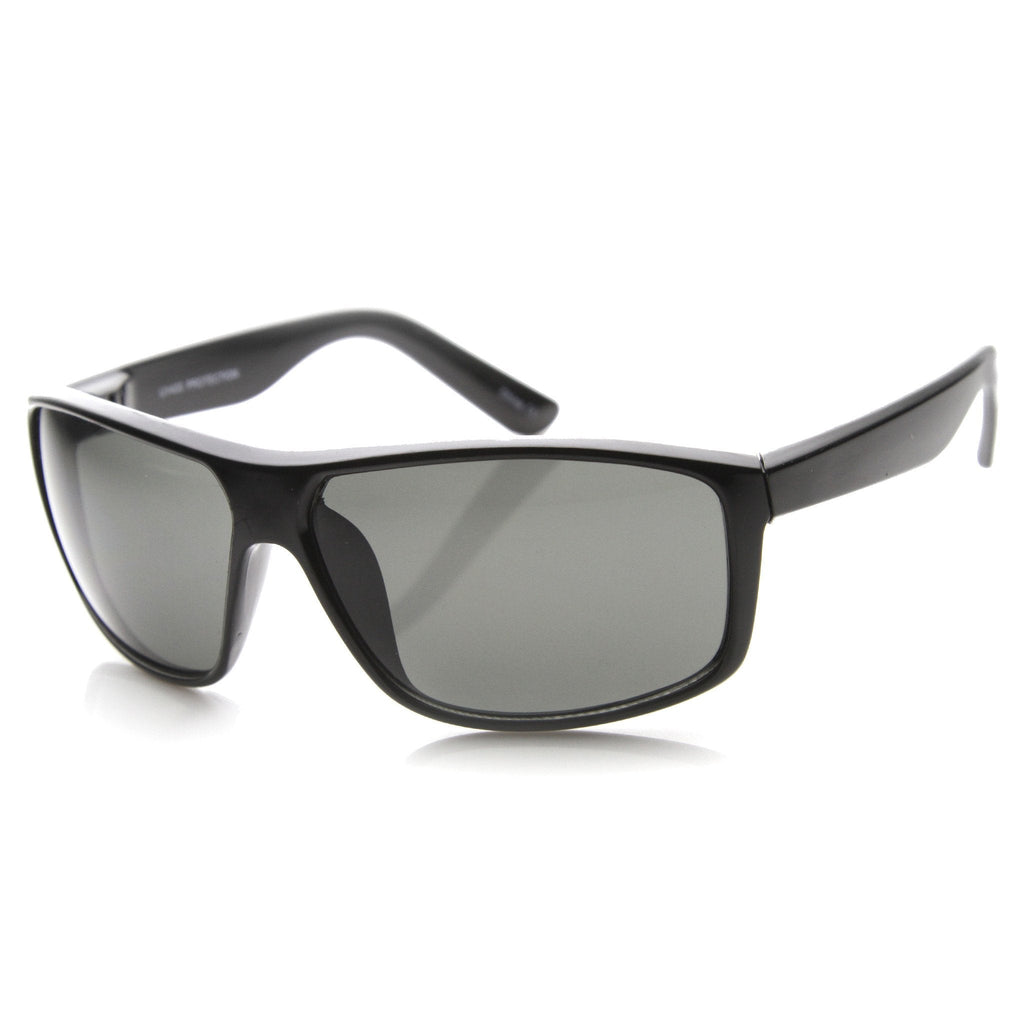Men's Rectangular Active Sports Composite Lens Sunglasses 9873