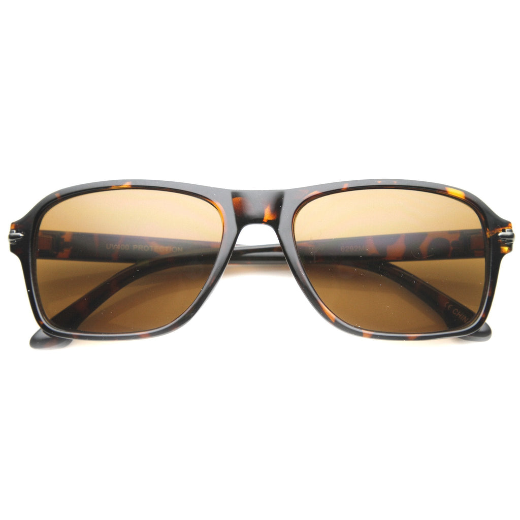 Men's Euro Rectangle Frame Fashion Sunglasses 9875
