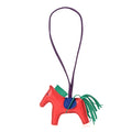 Milo Lambskin Grigri Rainbow Reversible Rodeo Bag Charm PM Rose Jaipur Bleu Aztec Menthe Anemone