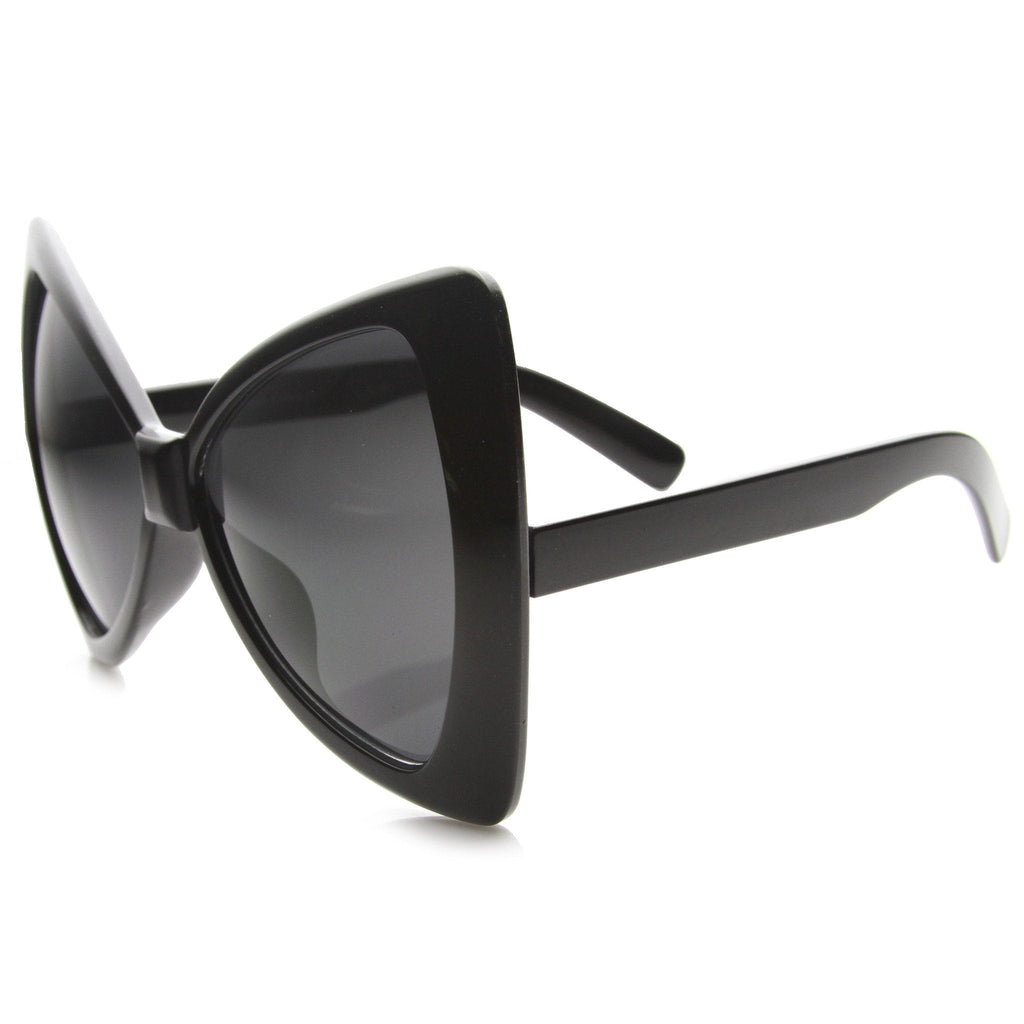 Oversize Bow Tie Cat Eye Retro Sunglasses 9884