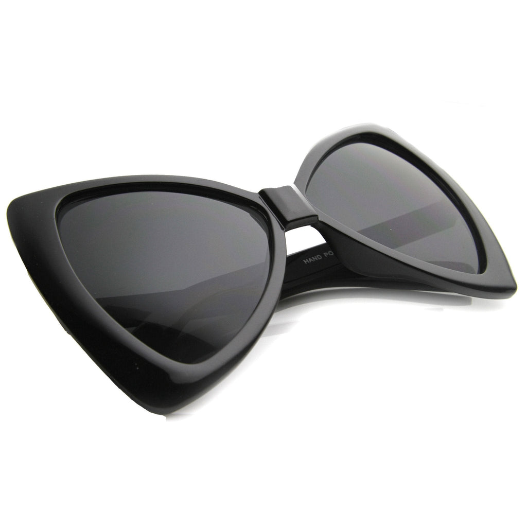 Oversize Bow Tie Cat Eye Retro Sunglasses 9884