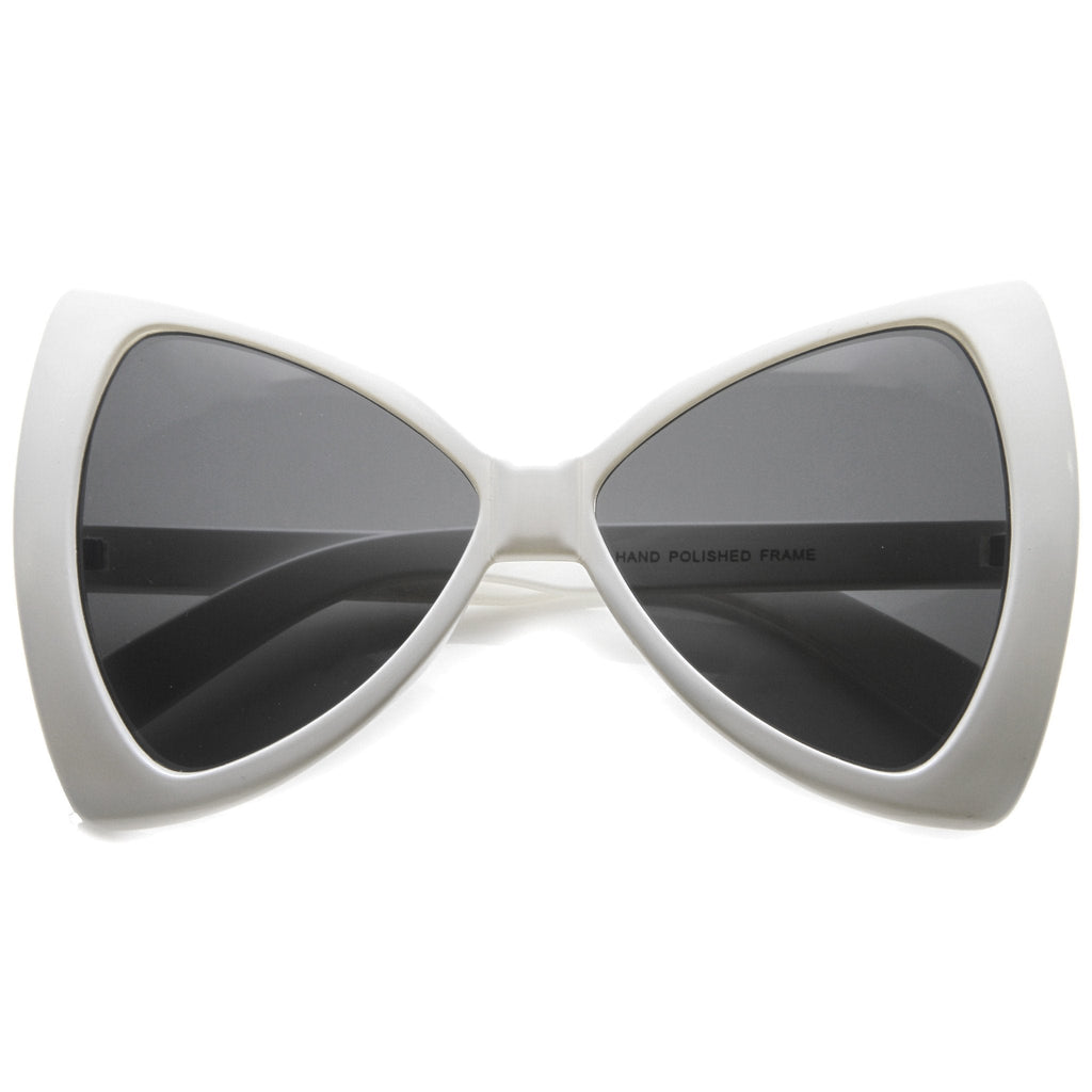 Oversize Bow Tie Cat Eye Retro Sunglasses 9884