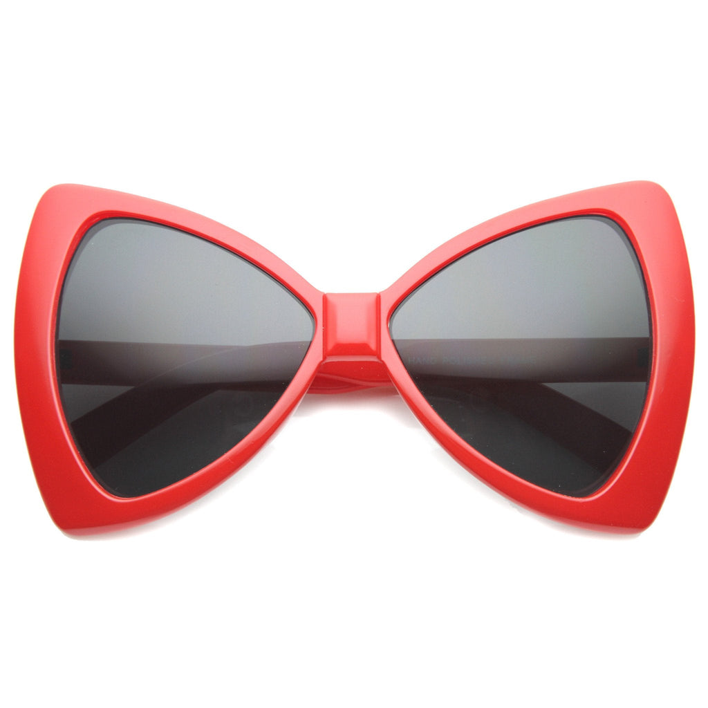 Oversize Bow Tie Cat Eye Retro Sunglasses 9884