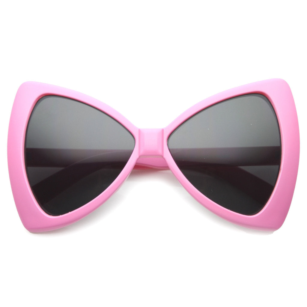 Oversize Bow Tie Cat Eye Retro Sunglasses 9884