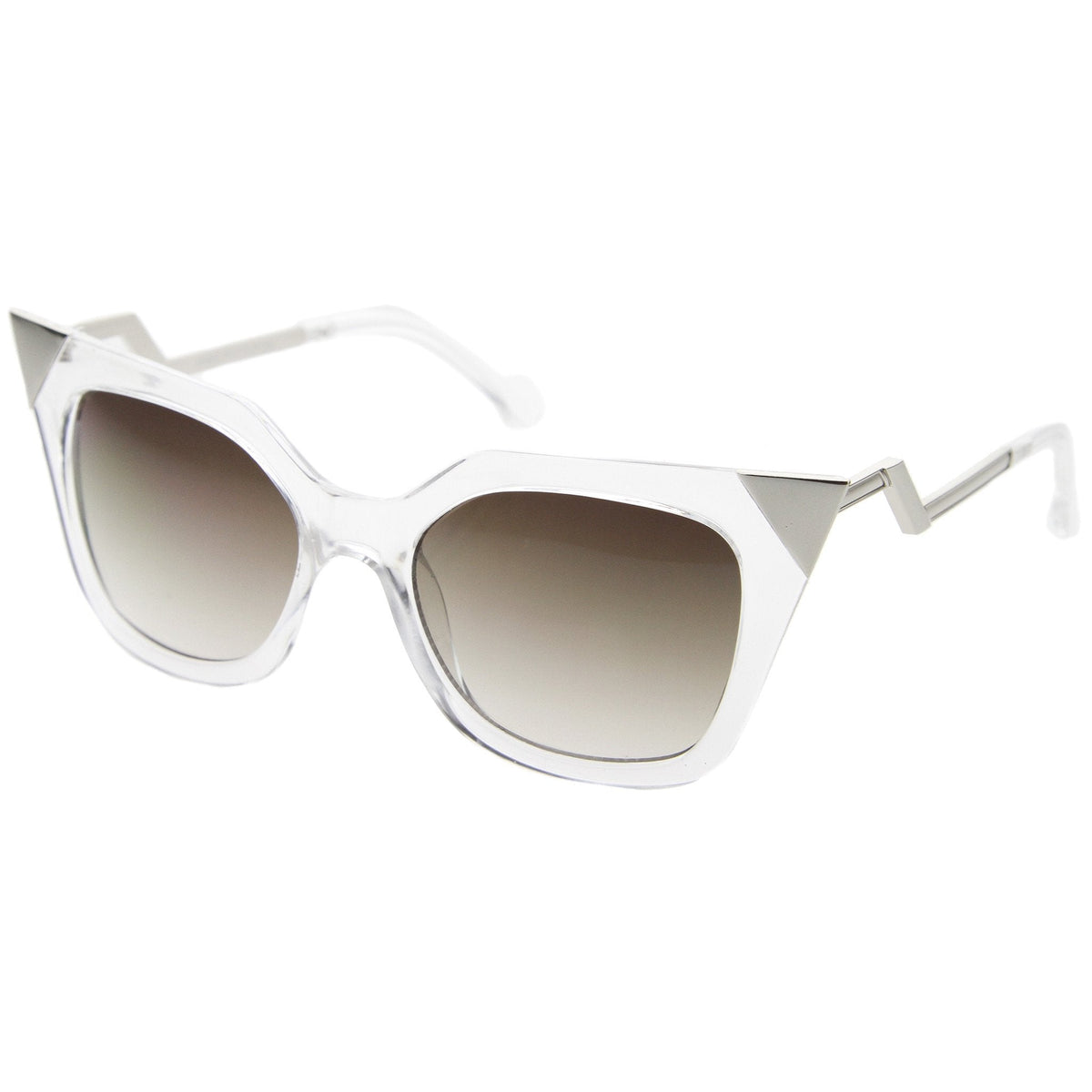 Modern Horn Rimmed Hot Tip Cat Eye Sunglasses A055