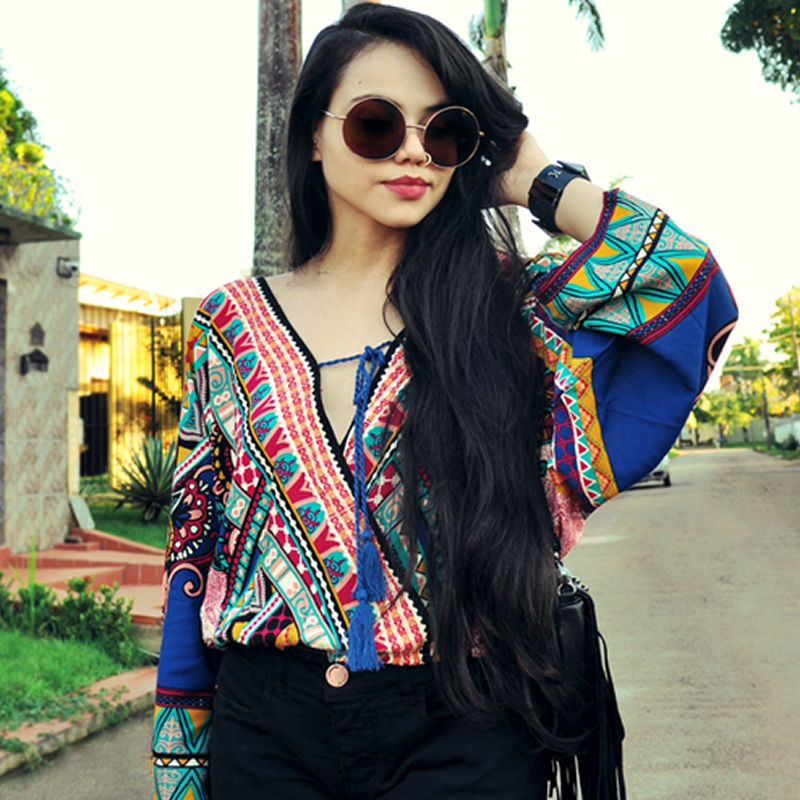 Oversize Vintage Inspired Metal Round Circle Sunglasses