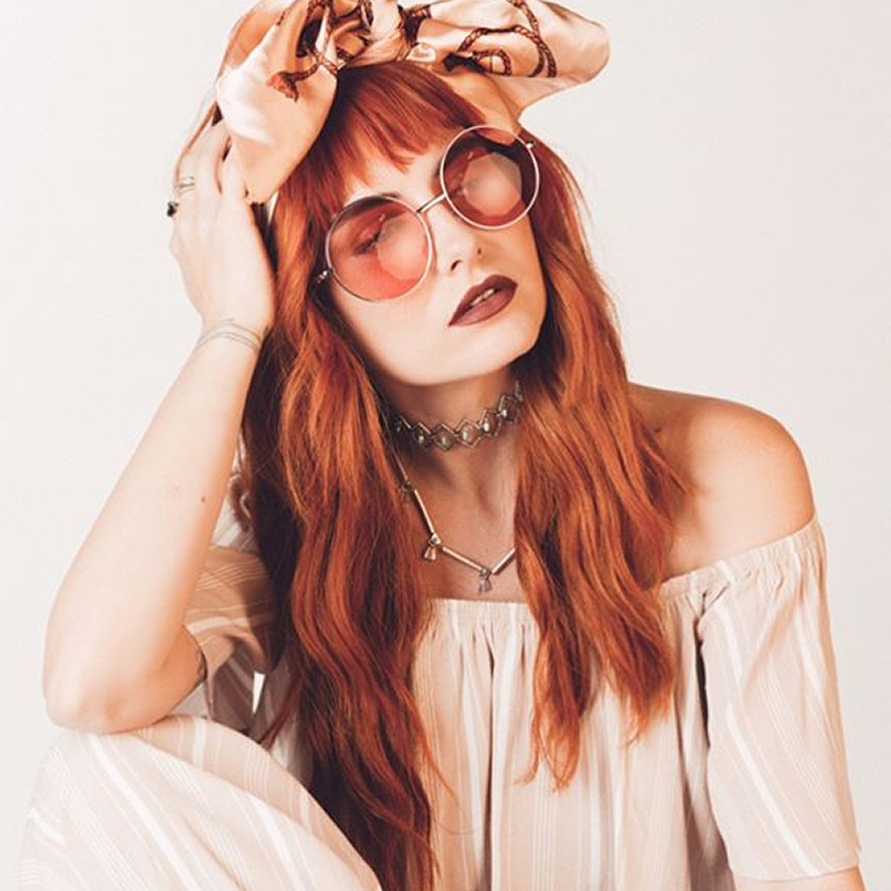 Oversize Vintage Inspired Metal Round Circle Sunglasses