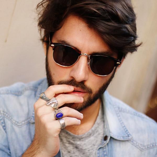 Vintage Half Frame Classic Optical RX Sunglasses