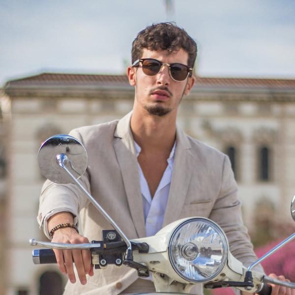 Vintage Half Frame Classic Optical RX Sunglasses