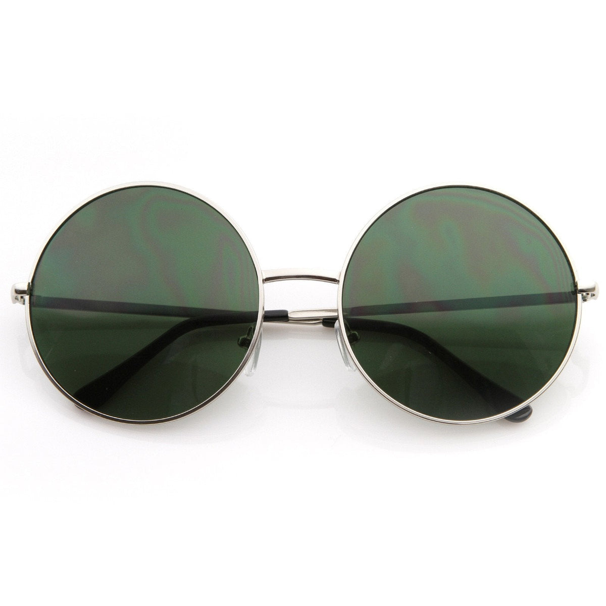 Oversize Vintage Inspired Metal Round Circle Sunglasses