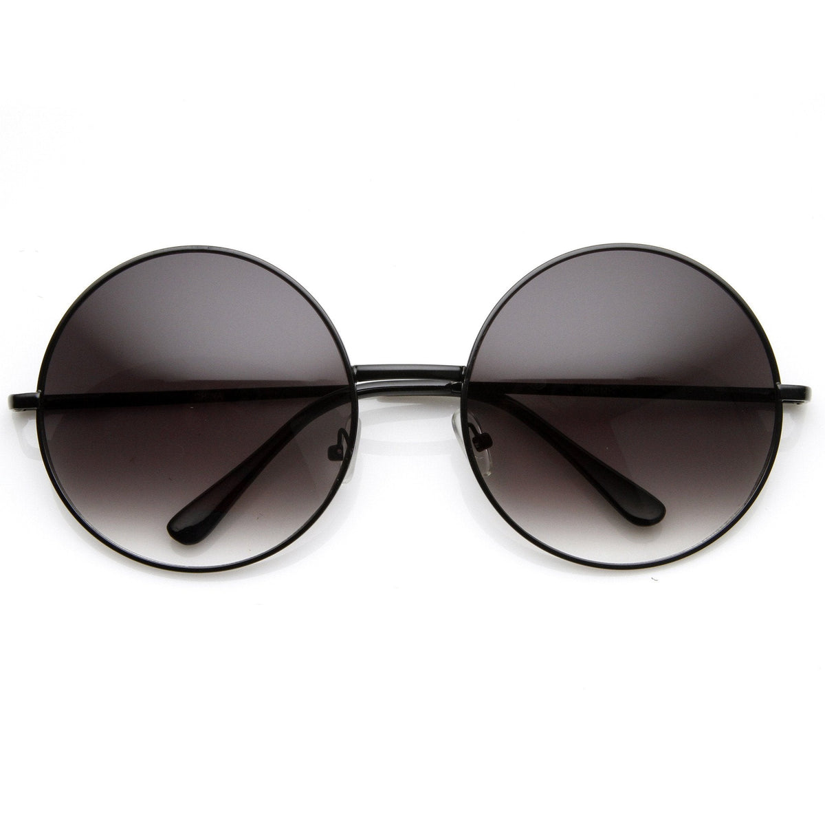 Oversize Vintage Inspired Metal Round Circle Sunglasses