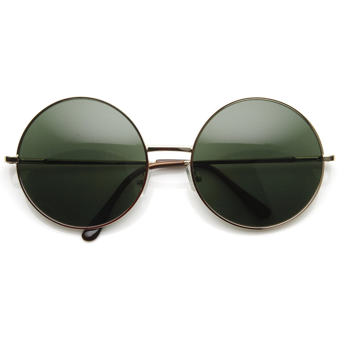 Oversize Vintage Inspired Metal Round Circle Sunglasses
