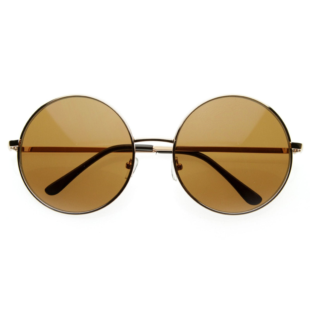 Oversize Vintage Inspired Metal Round Circle Sunglasses