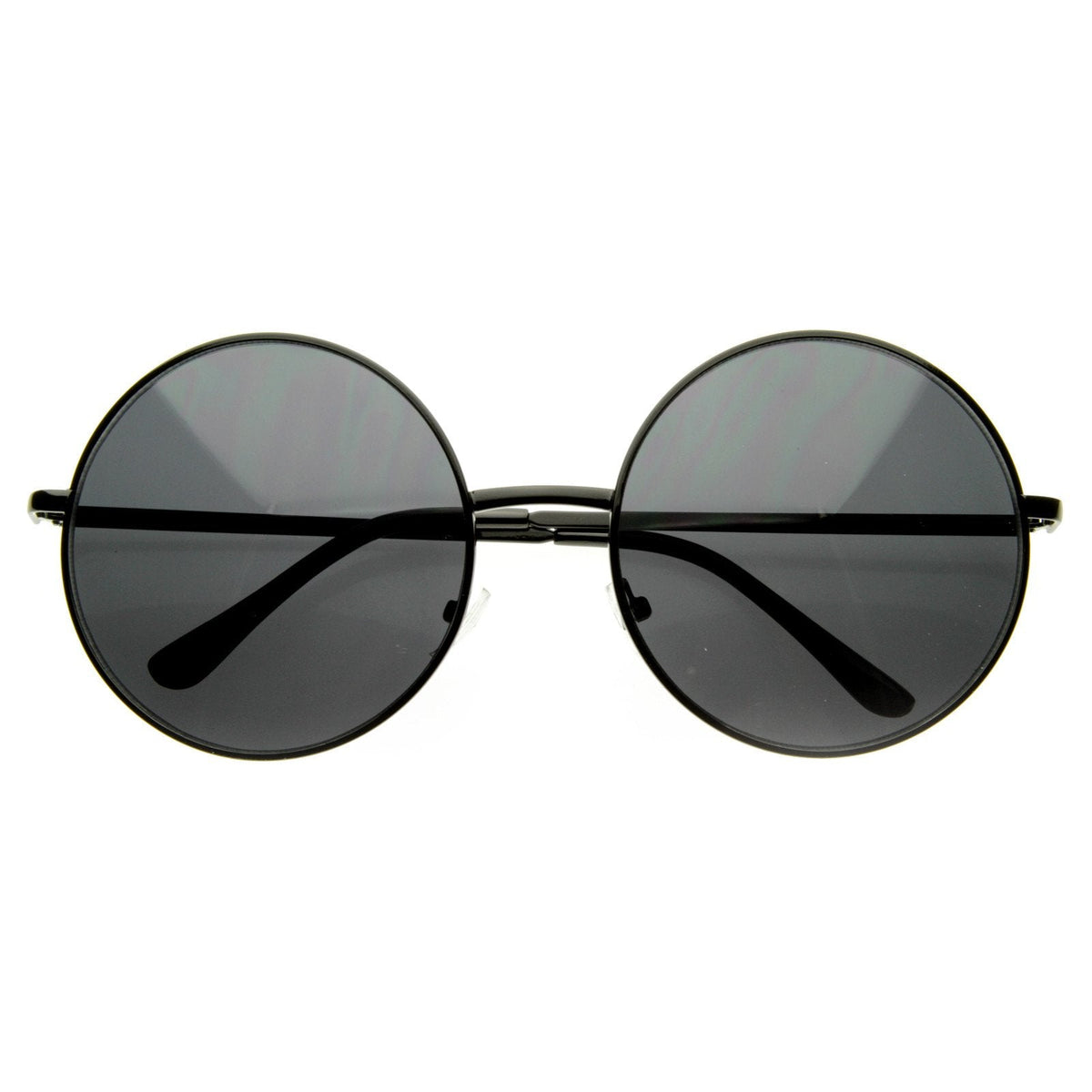 Oversize Vintage Inspired Metal Round Circle Sunglasses