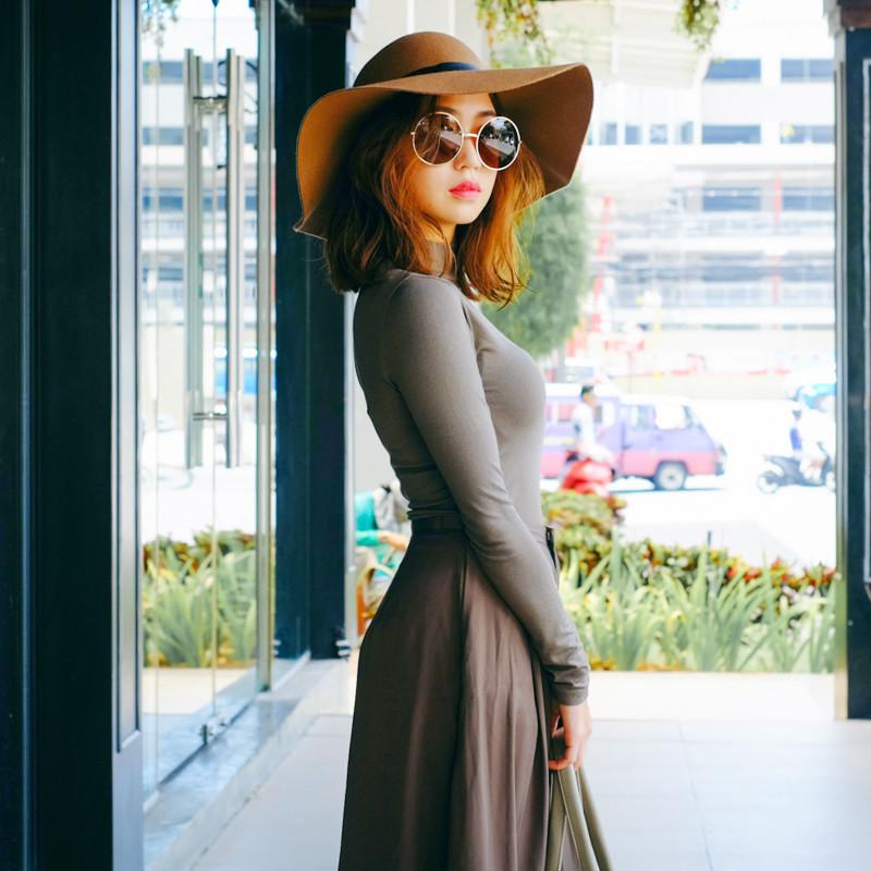 Oversize Vintage Inspired Metal Round Circle Sunglasses