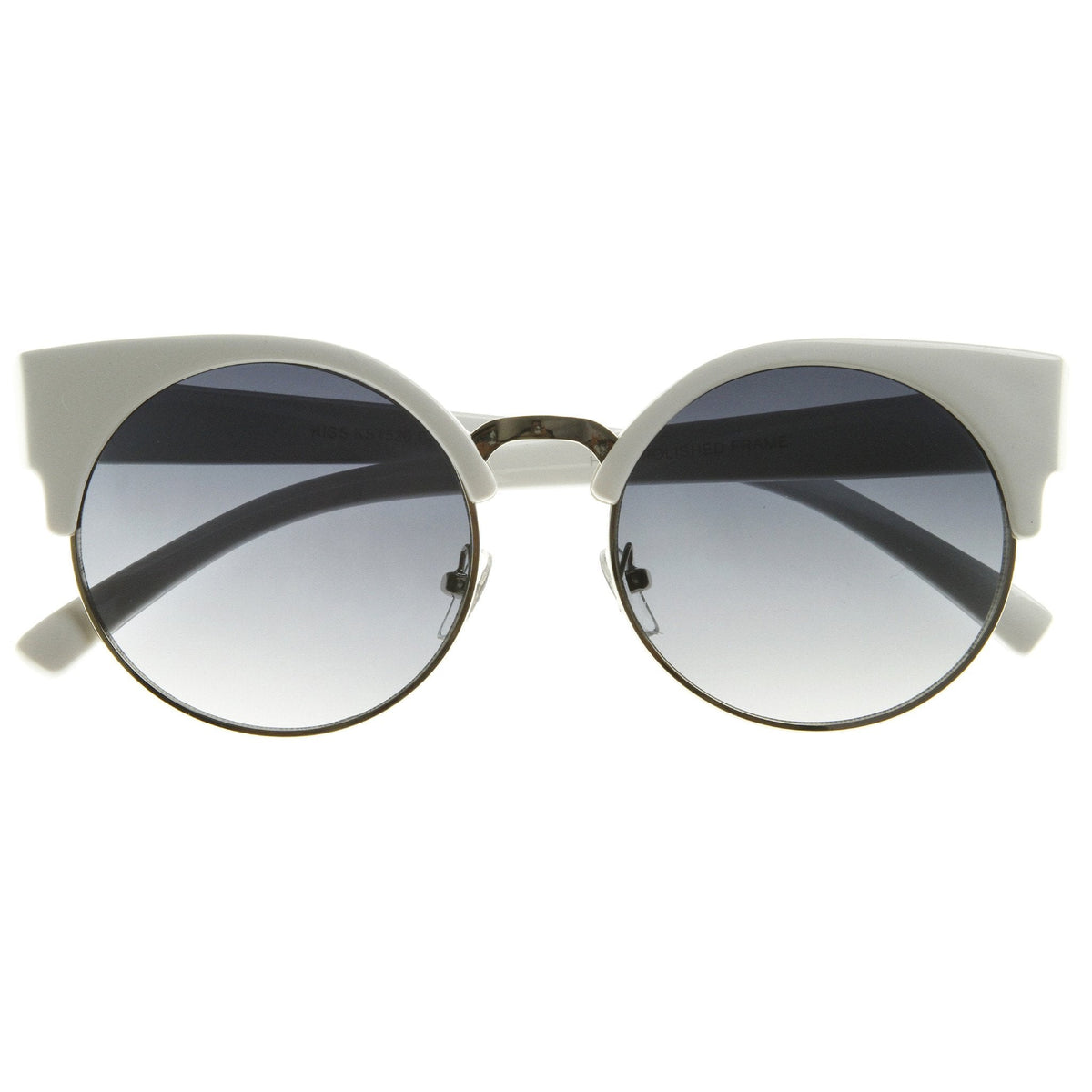 Vintage Indie Round Circle Cat Eye Sunglasses