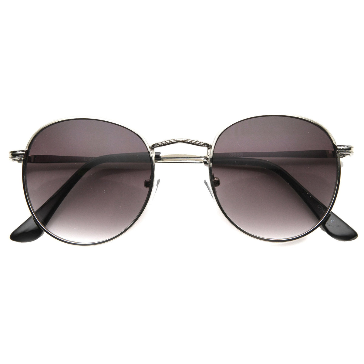 Retro Indie Hipster Round Metal Sunglasses
