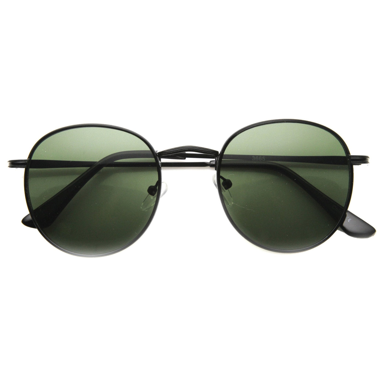 Retro Indie Hipster Round Metal Sunglasses