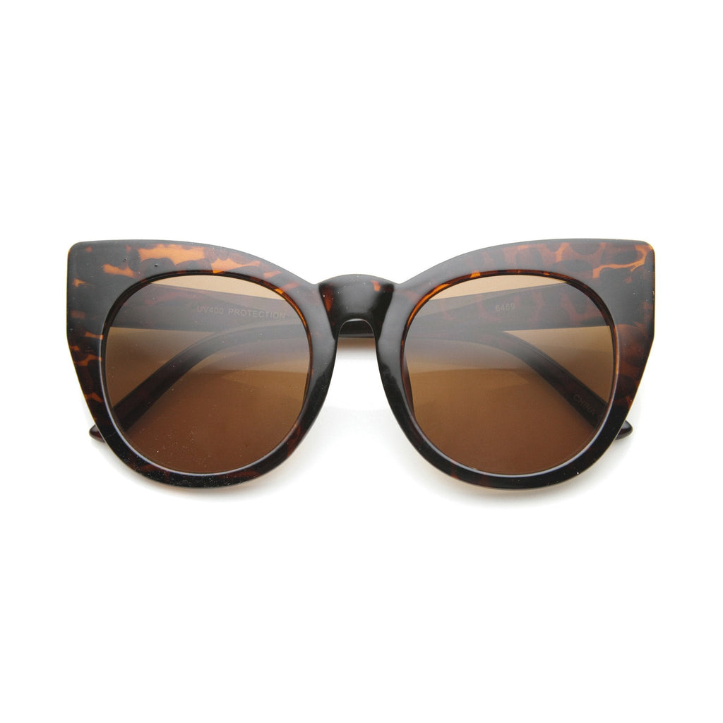 Women's Retro 1960's Mod Oversize Cat Eye Sunglasses