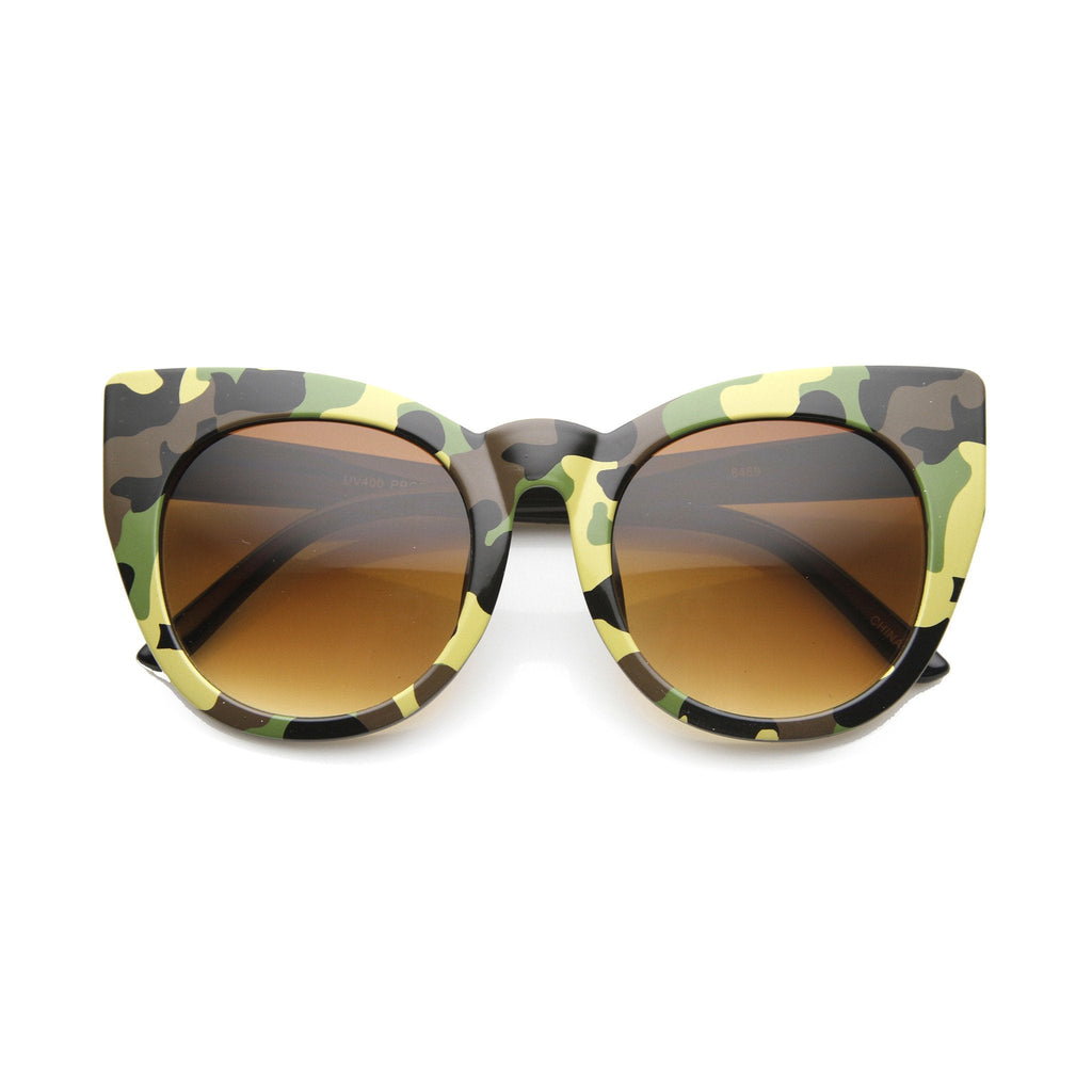Women's Retro 1960's Mod Oversize Cat Eye Sunglasses