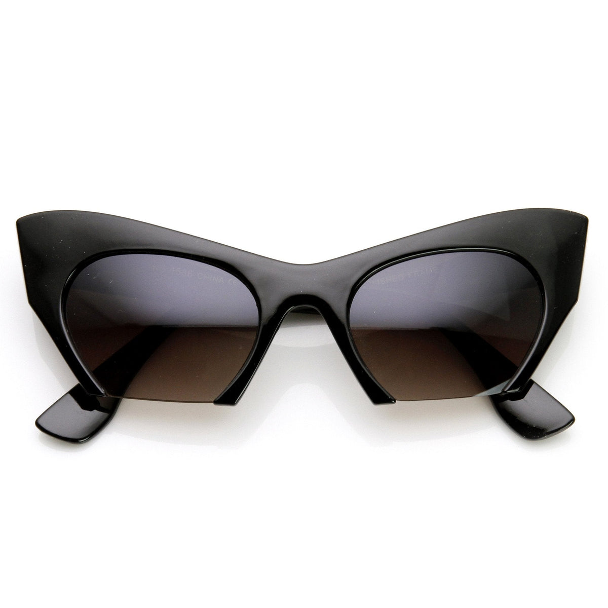 Women's Modern Cat Eye Bottom Cut Sunglasses