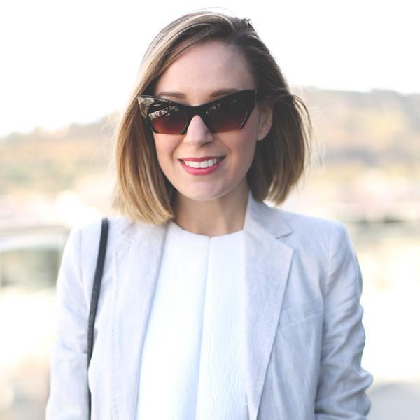 Women's Modern Cat Eye Bottom Cut Sunglasses