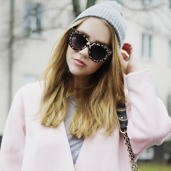 Indie Trendy Womens Block Cut Oversize Cat Eye Sunglasses