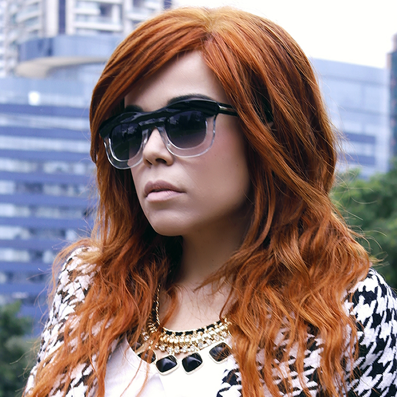Oversize Thick Frame Designer Inspired Horned Rim Sunglasses 8519