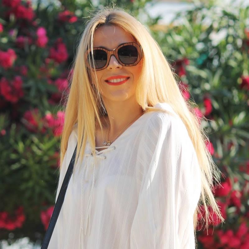 Women's Fashion Block Cut Hexagon Oversize Sunglasses