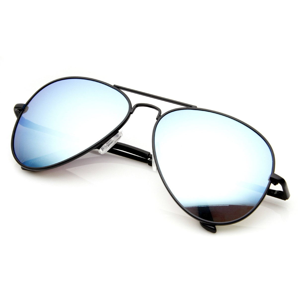 Premium Retro Flash Color Mirrored Lens Aviator Sunglasses