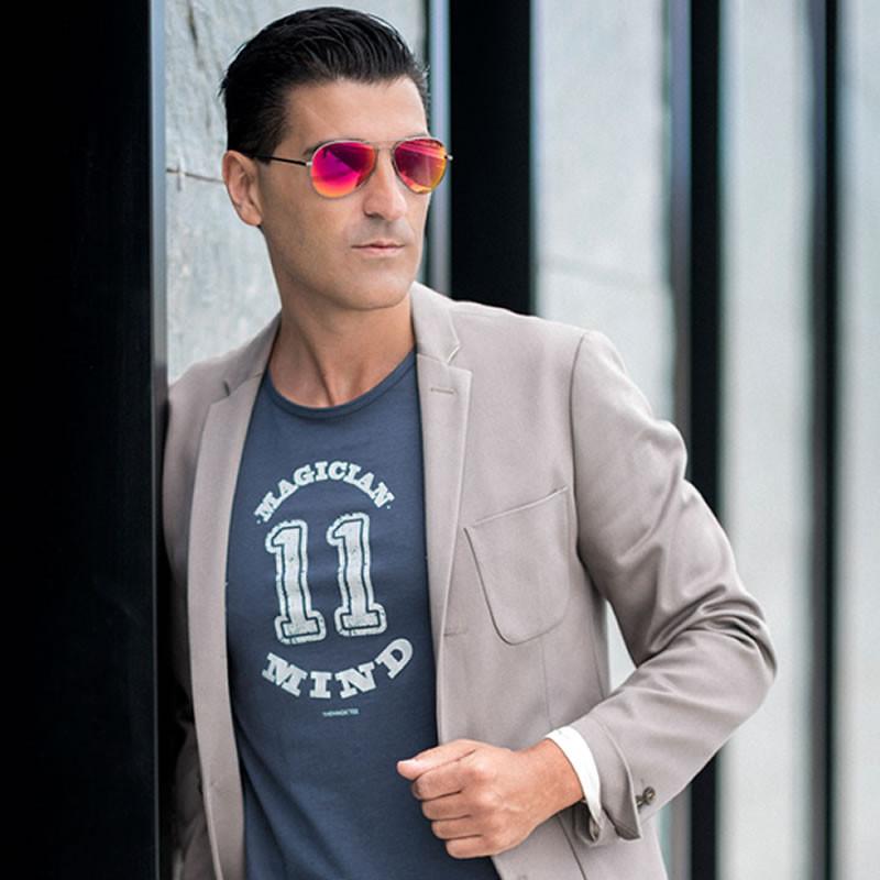Premium Retro Flash Color Mirrored Lens Aviator Sunglasses