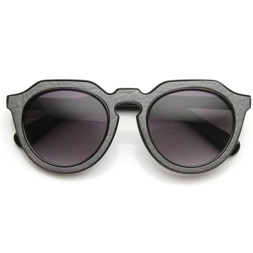 Women's Designer Block Cut Pattern Sunglasses