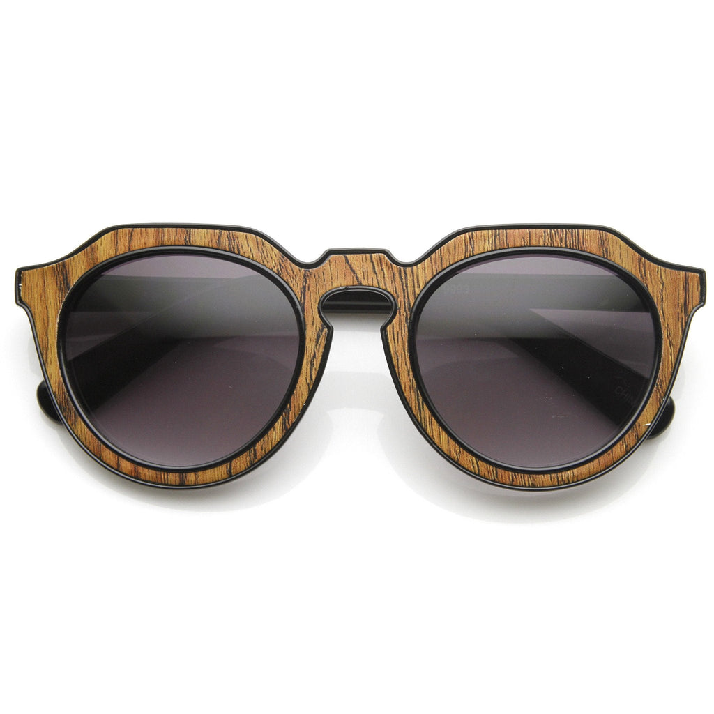 Women's Designer Block Cut Pattern Sunglasses