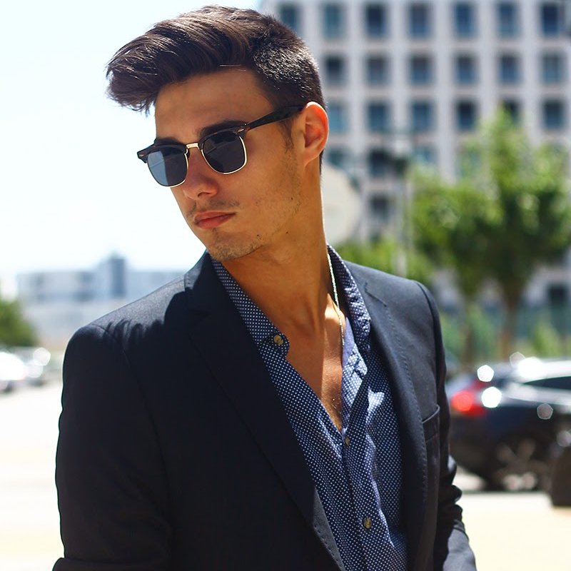 Indie Half Frame Horned Rim Vintage Inspired Sunglasses