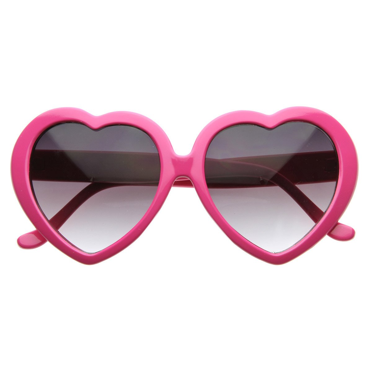 Cute Womens Lolita Sweet Heart Shape Sunglasses