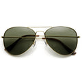 Original Classic Metal Military Aviator Sunglasses