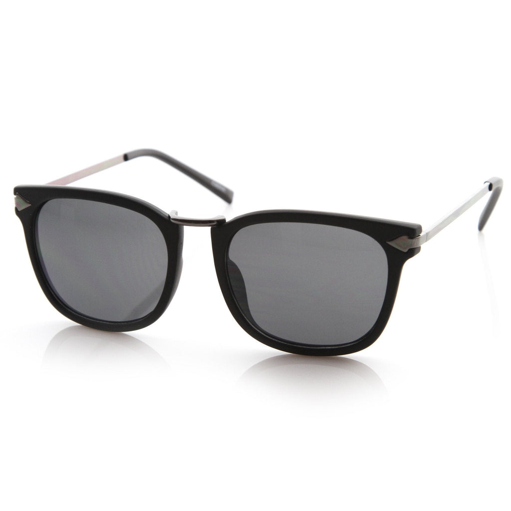 Vintage Artful European Fashion Horned Rim Sunglasses