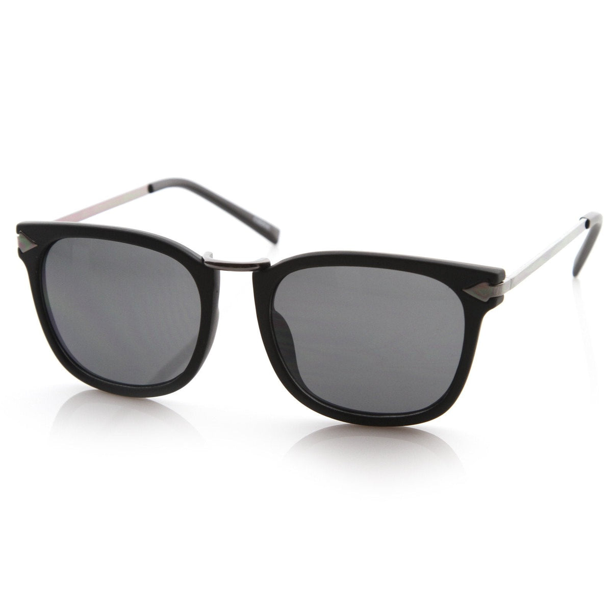 Vintage Artful European Fashion Horned Rim Sunglasses