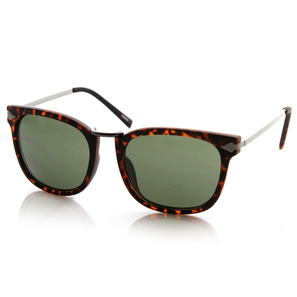 Vintage Artful European Fashion Horned Rim Sunglasses