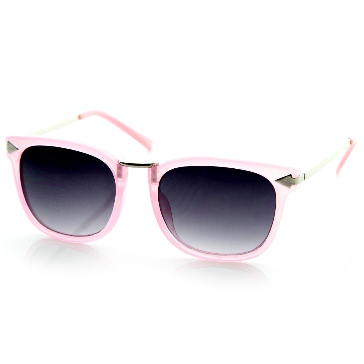 Vintage Artful European Fashion Horned Rim Sunglasses