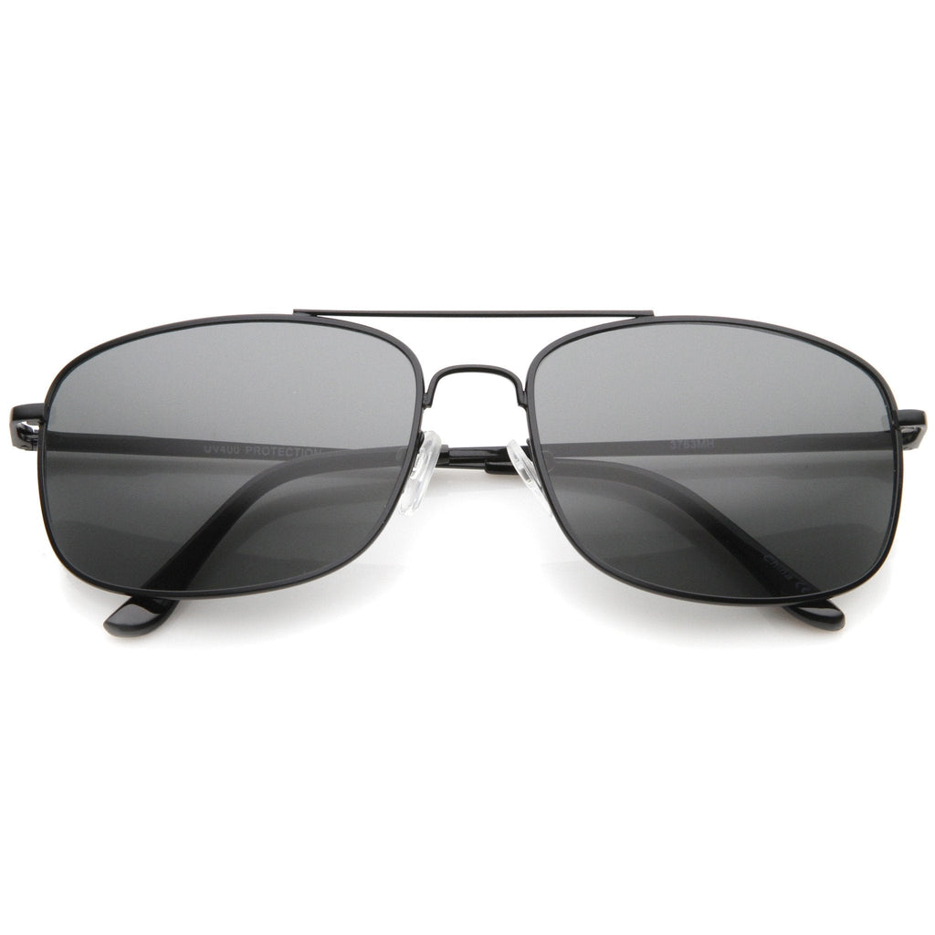 Classic Men's Square Wired Metal Aviator Sunglasses A028