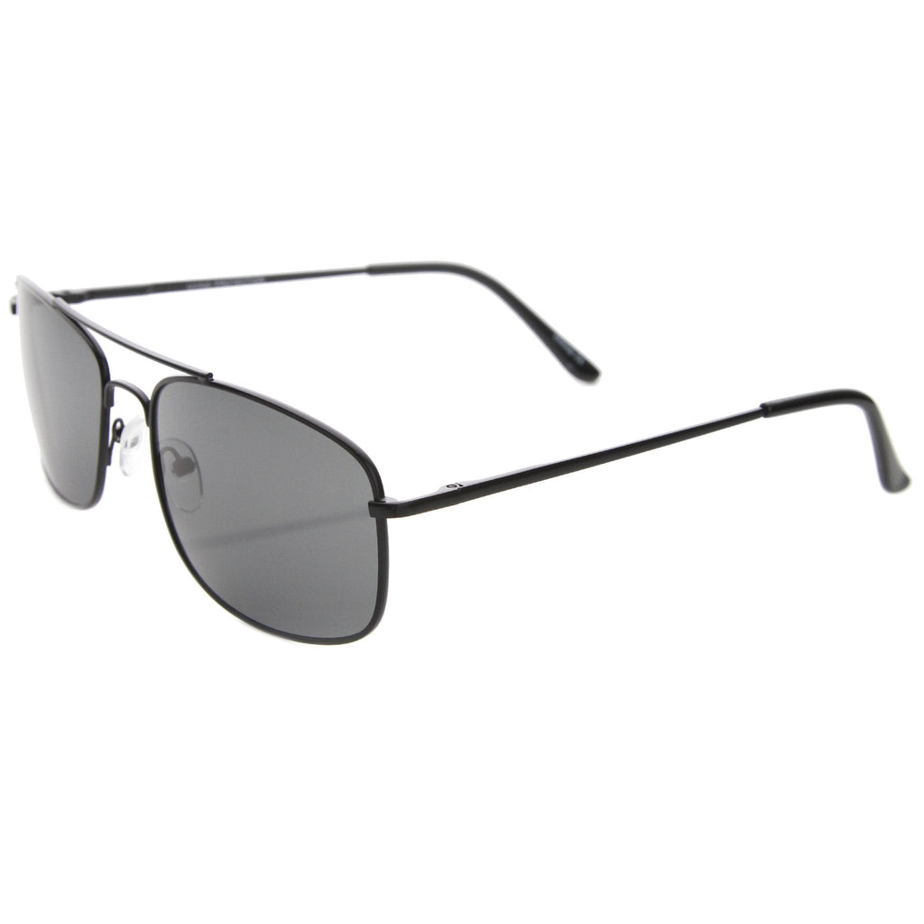 Classic Men's Square Wired Metal Aviator Sunglasses A028